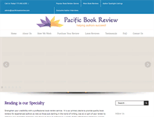Tablet Screenshot of pacificbookreview.com